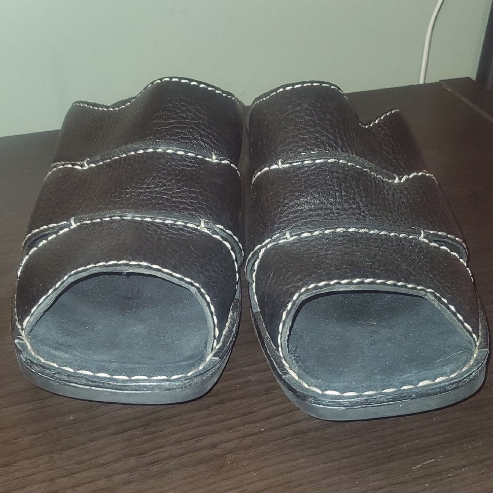 Cole Haan Black Leather Men's Sandals